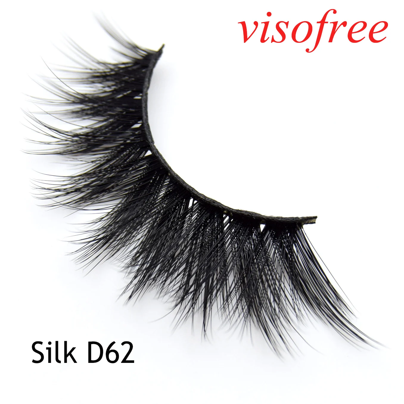 Visofree 30 Pairs/lot eyelashes wholesale hand made mink 3d hair lashes natural makeup tools Silk-D62 | Красота и здоровье