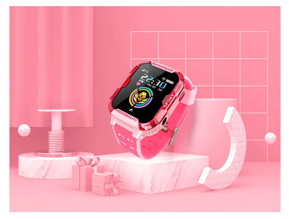 LIGE, новинка, детские часы с gps трекером, 4G, умные часы, gps LBS, Wi-Fi, расположение, SOS Вызов, 1,4" камера, детские часы с отслеживанием, подарок для ребенка
