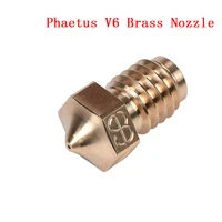 phaetus v6 brass nozzle v6 nozzle 1 75mm filament 0 20 30 40 50 60 8mm for e3d v5 v6 hotend prusa i3 mk3 3d printer parts