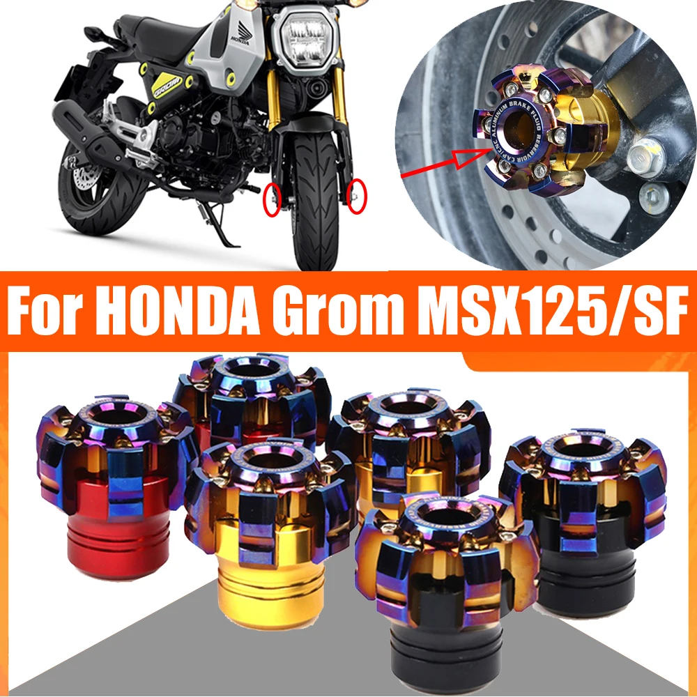 Для мотоцикла HONDA GROM MSX125 SF MSX 125 125SF MSX125SF Передняя Задняя ось вилки слайдер