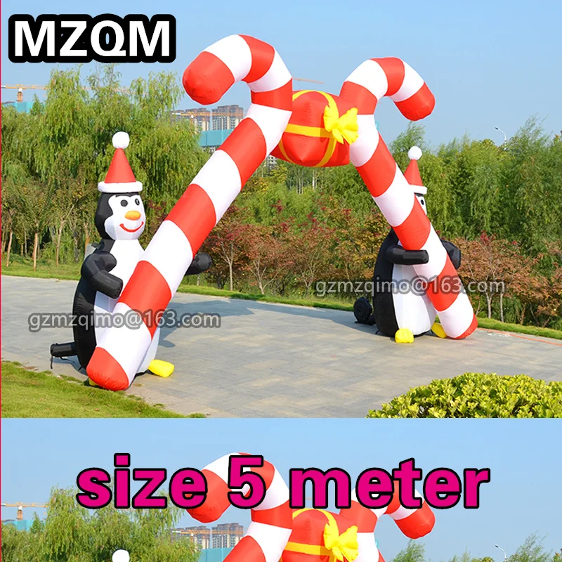 

Рождественская елка, 6 м, надувная Рождественская АРКА, рождественский пингвин, снеговик, Рождественская елка