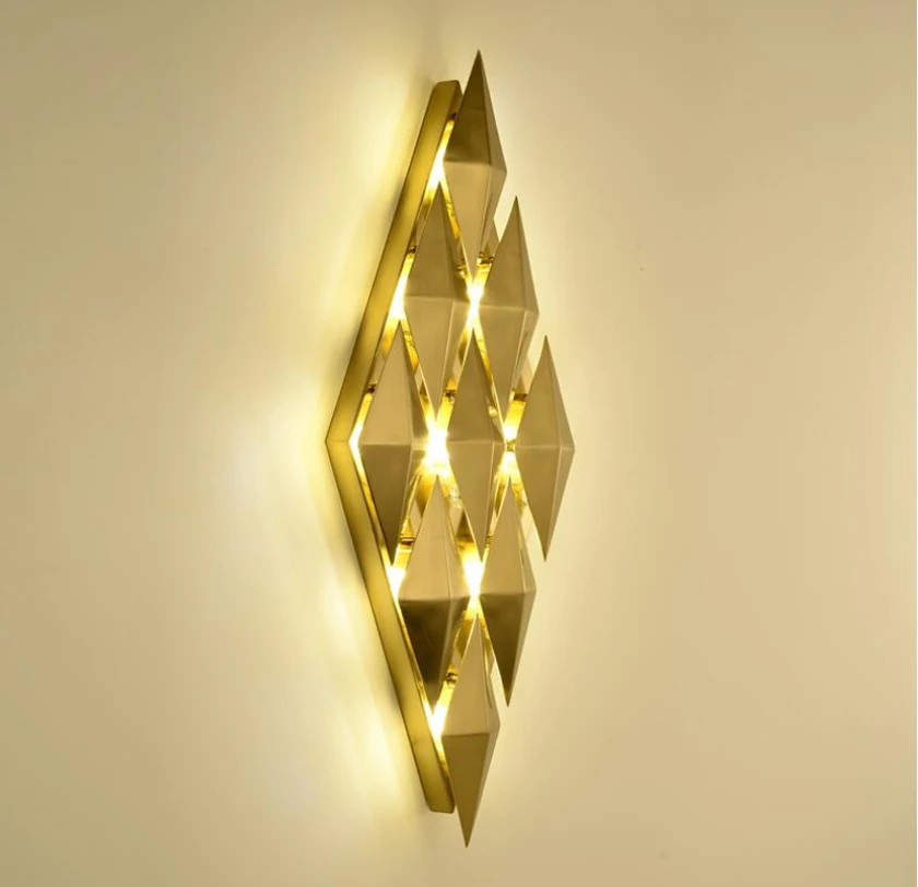 Modern LED wall lamp simple atmosphere wall decoration lamp aisle corridor lamp personality Nordic living room bedside bedroom w