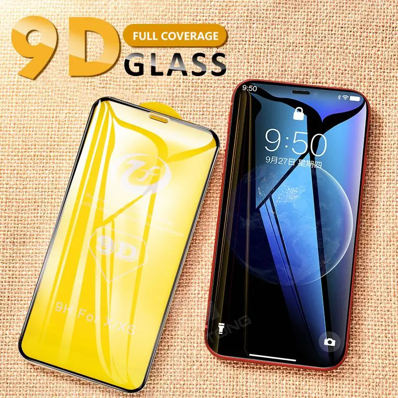 Защитное стекло 9D для iPhone 11 Pro Max 2019 Защита экрана 11Pro XS MAX XR X защита из закаленного