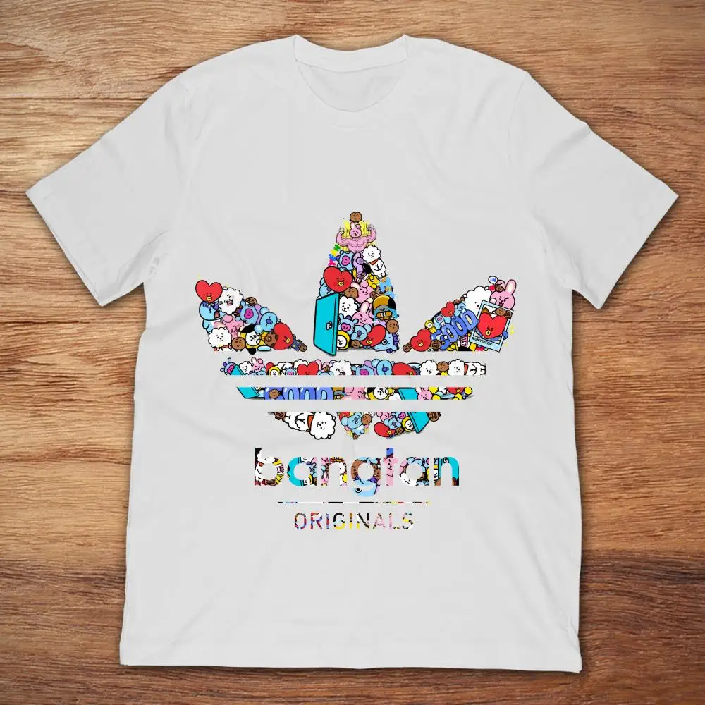 Bt21 Bangtan Originalharajuku уличная рубашка|Мужские футболки| |