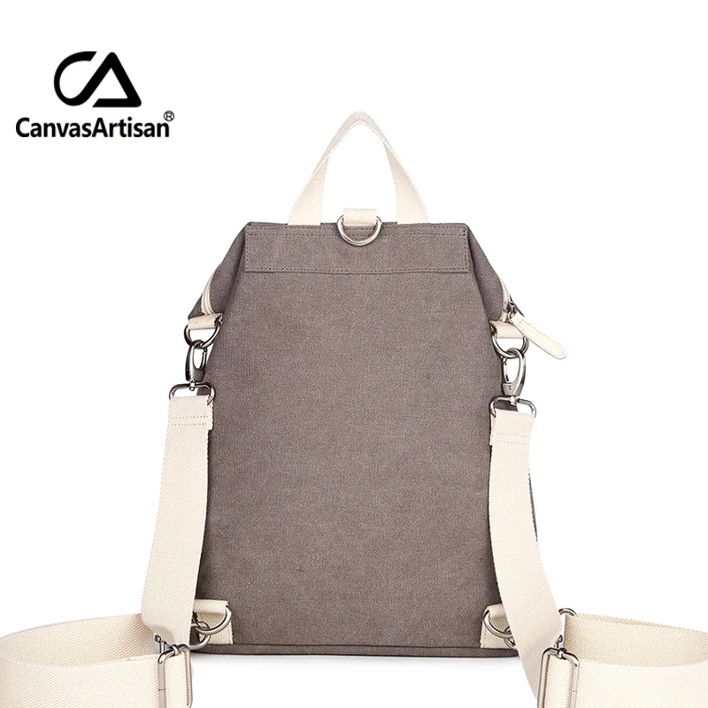 

Canvasartisan fashion simple backpack trend women's Canvas Backpack national style women's bag
