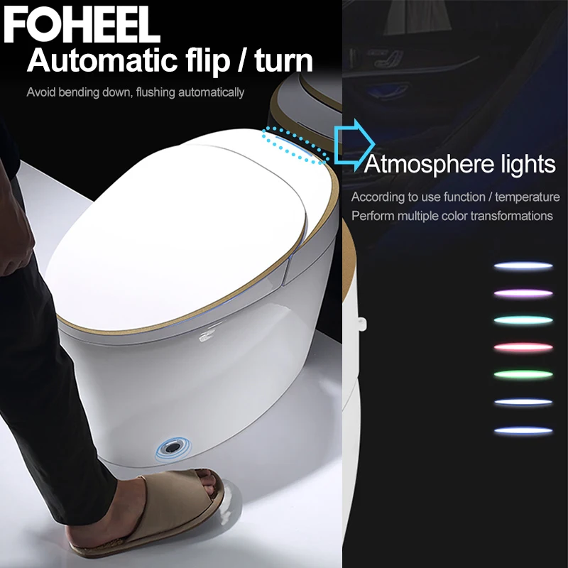 Умный Унитаз FOHEEL умный автоматический цельный керамический пульт