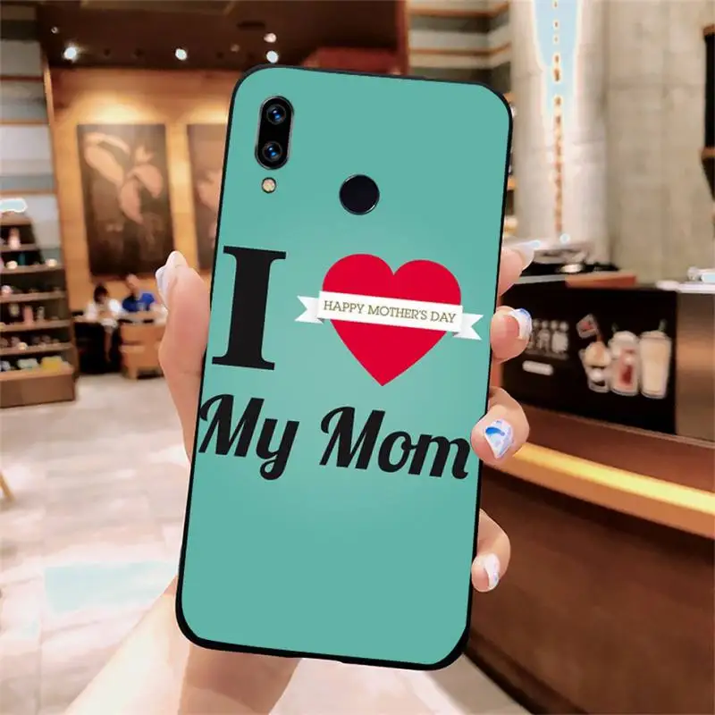 

I love my best dad and Mom text high quality Phone Case shell For Xiaomi Redmi note 7 8 9 t k30 max3 9 s 10 pro lite