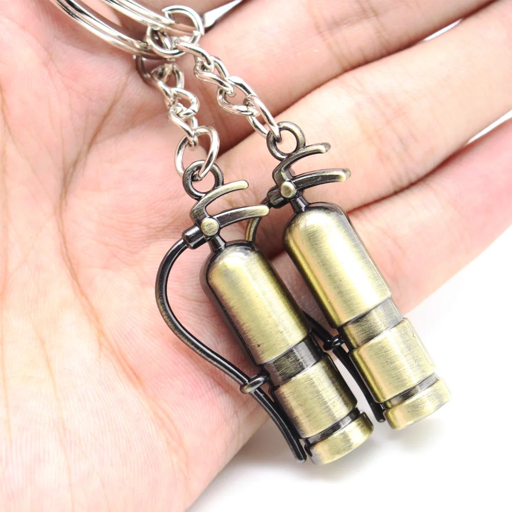 DSYCAR 1 шт. металлический брелок для ключей с огнетушителем подвеской женщин и