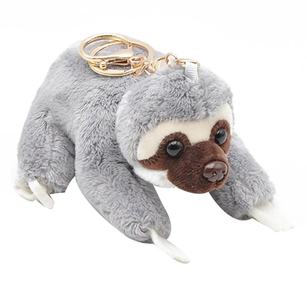 12 см креативный милый лежа плюшевый Ленивец сумка Подвеска укомплектованные Kawaii