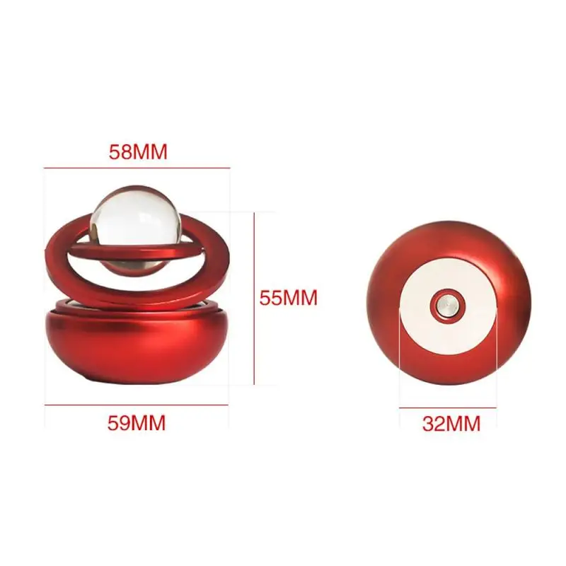 

Interplanetary Solar Suspension Car Home Dual Purpose Aromatherapy Car Decoration Double Ring Rotary Car Aromatherapy