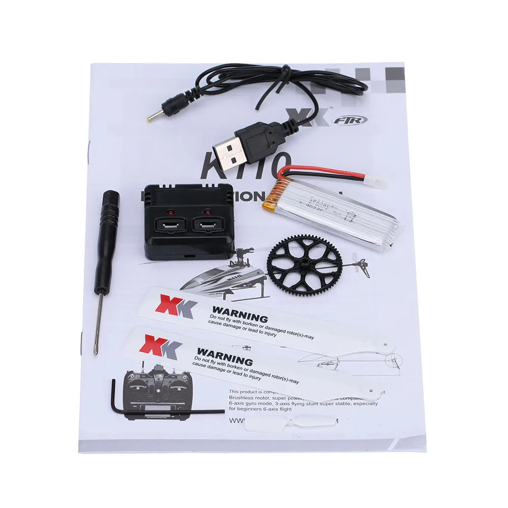 Wltoys XK шоковой заморозки K110 B RC вертолет 6CH 3D 6 гироскопа Системы бесщеточный мотор