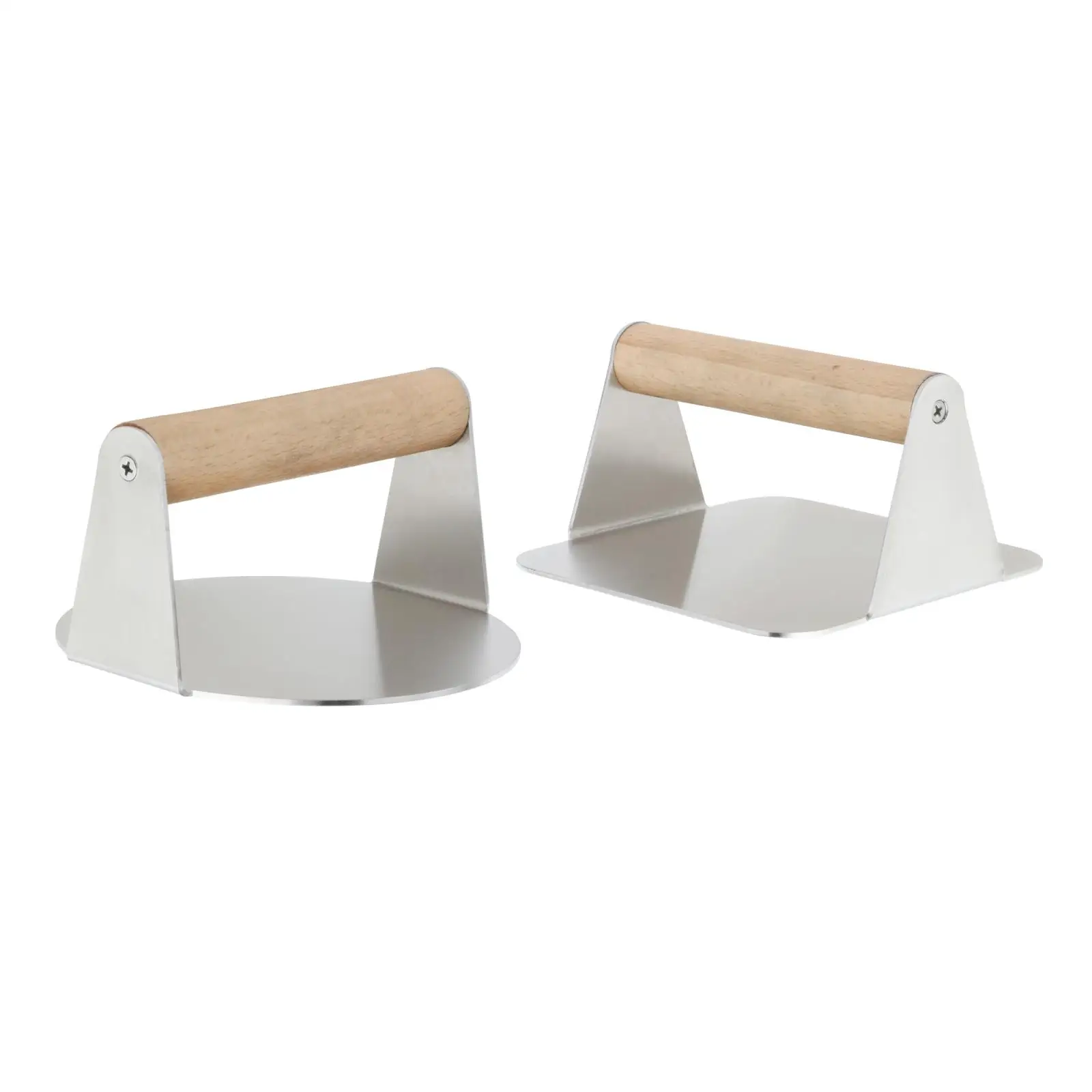 

Рукоятка из нержавеющей стали с деревянной ручкой для приготовления бекона, антипригарная, антипригарная, для приготовления пищи, аксессуа...