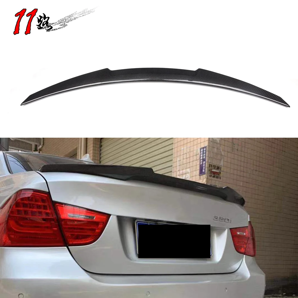 M4 Стиль КОВАНЫЕ углеродного волокна задний багажник спойлер подходит для 3 серии