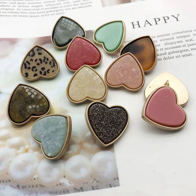 2 шт./лот 25 мм масляные металлические пуговицы Love Coat кашемировые материалы для