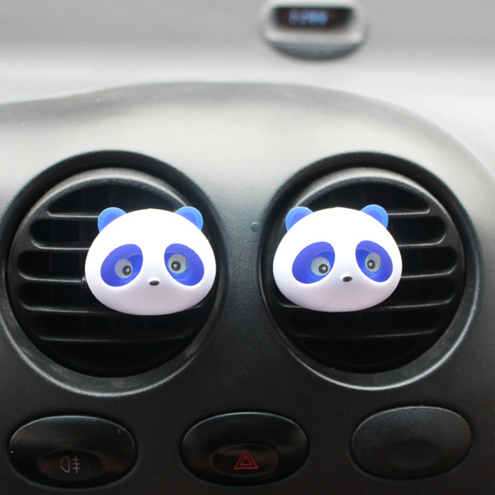 

2 шт./компл. автомобильный ароматизатор с зажимом для духов, симпатичный ароматизатор в виде панды, освежитель воздуха с автовыходом, аксесс...