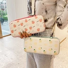 Портативная дорожная сумка для хранения для игровой консоли Nintendo Switch, защитный чехол с милыми фруктами и ремешком на плечо