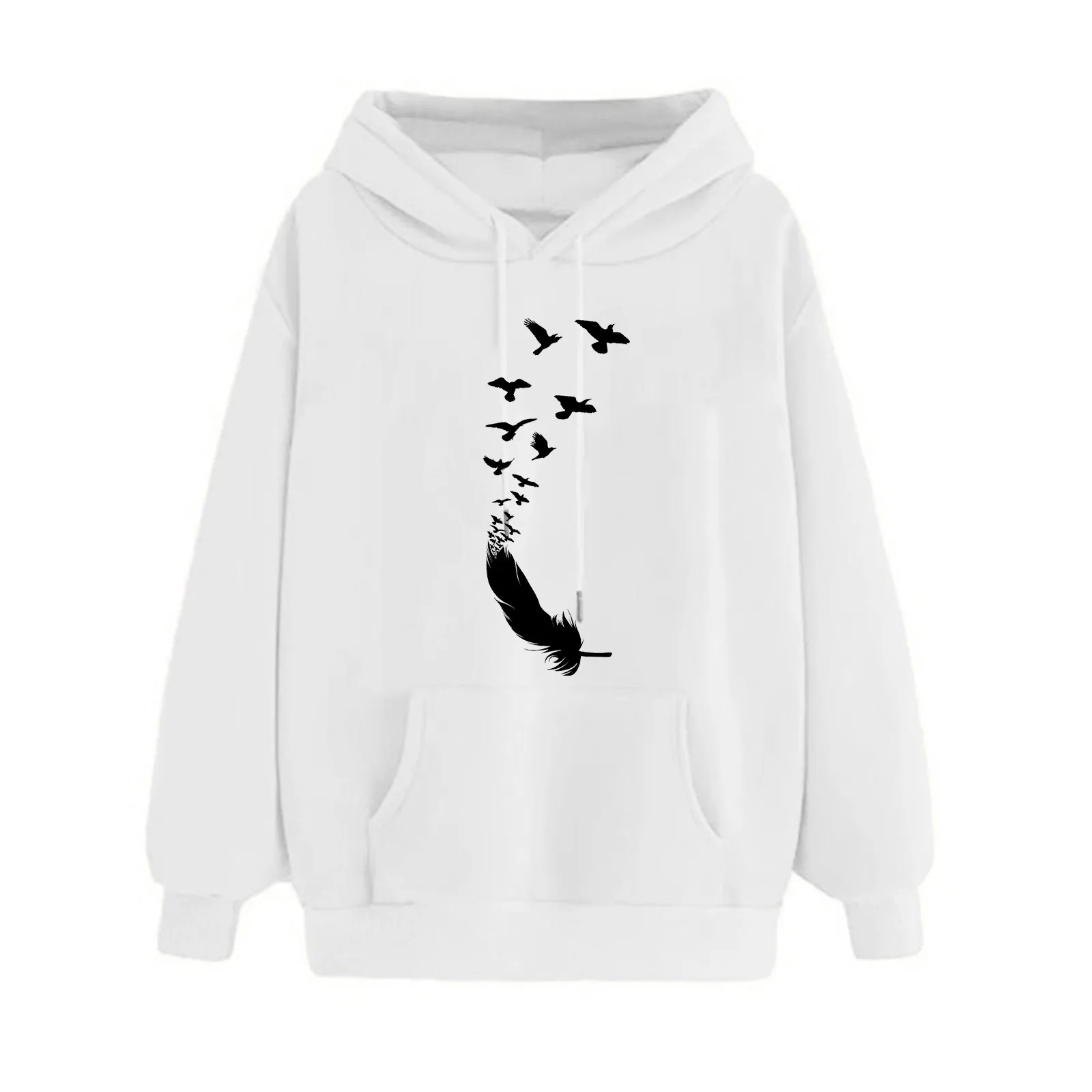 

Winter Puls Size Women Clothing Oversize Hoodies Casual Fashion Long Sleeve Tops Sweatshirt Streetwear Women Sweat Femme 2021