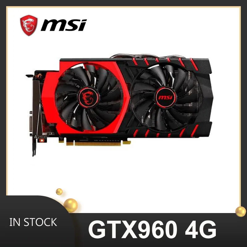 Видеокарта MSI GTX960 4 Гб 1060 бит GDDR5 Nvidia Geforce графические пластины игровая карта 1050ti 570