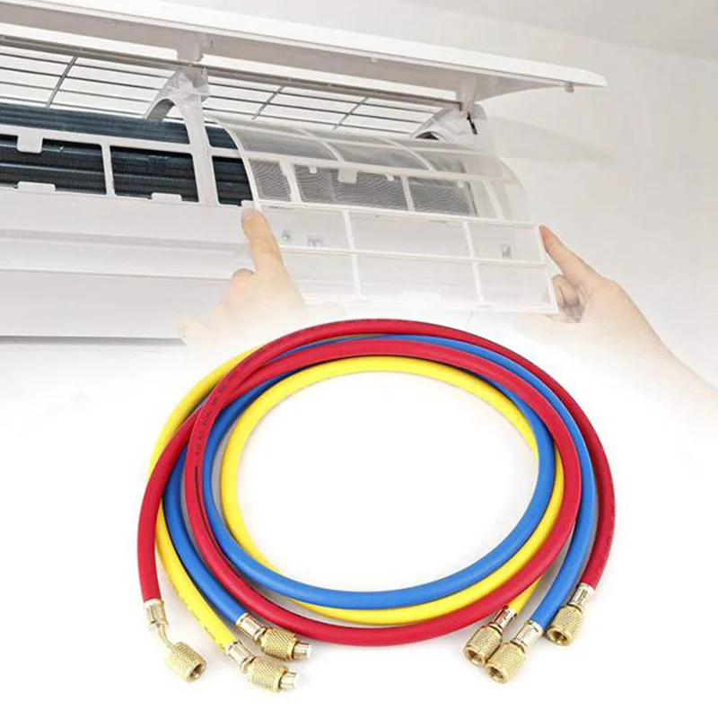 Холодильные зарядные шланги 3 шт./компл. 1 5 м для R R134A R410A R22 R12 R502 Testo 550 инструменты