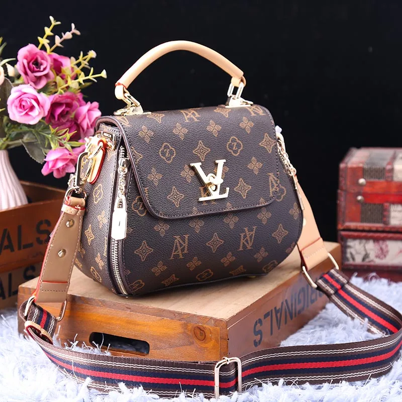 

New Brand Fashion Printed Leather Handbag Casual One Shoulder Messenger Big Bags High Quality Women Purse and Handbags