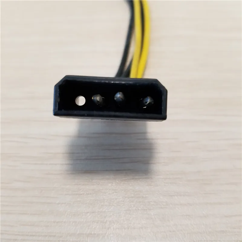 7 8 "ПК компьютер DIY IDE Molex к видеокарте PCI-E PCIe 6Pin 6P Кабель питания Шнур 18AWG провода |