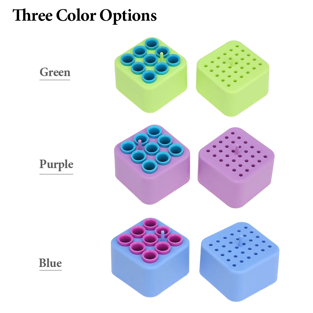 Зубной Бур Держатель головки пластиковая Стоматологическая стойка для буров