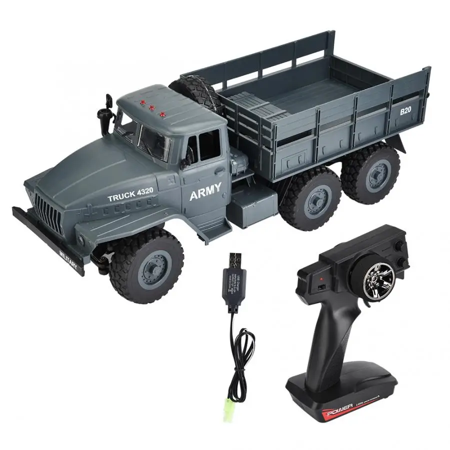 2 4G RC военный грузовик автомобиль 1/12 6WD Электрический Классический внедорожник с