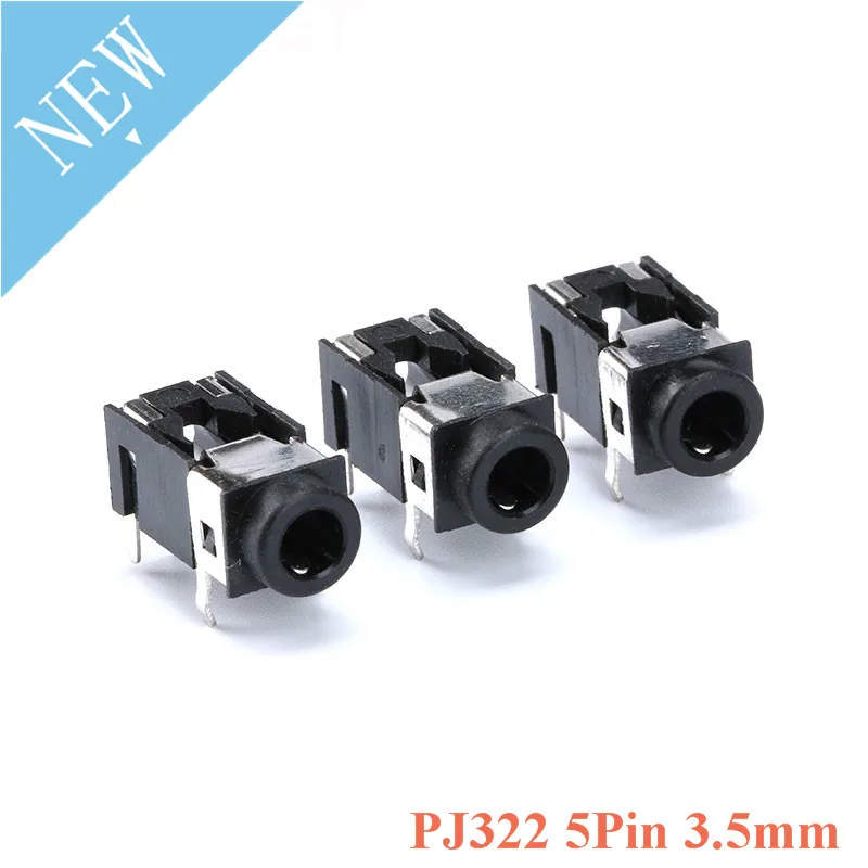 10 шт. разъём для наушников 3 5 мм контактов|Запасные части| |