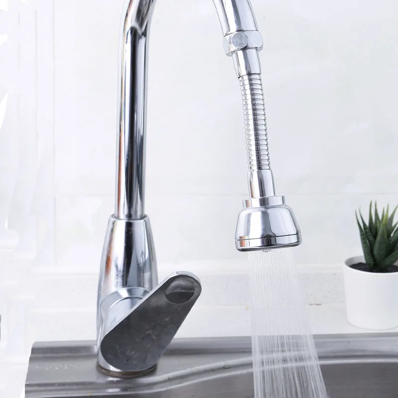Kitchen water-saving filter universal nozzle copper faucet splash-proof telescopic adjustment 360 ° WF09 | Бытовая техника