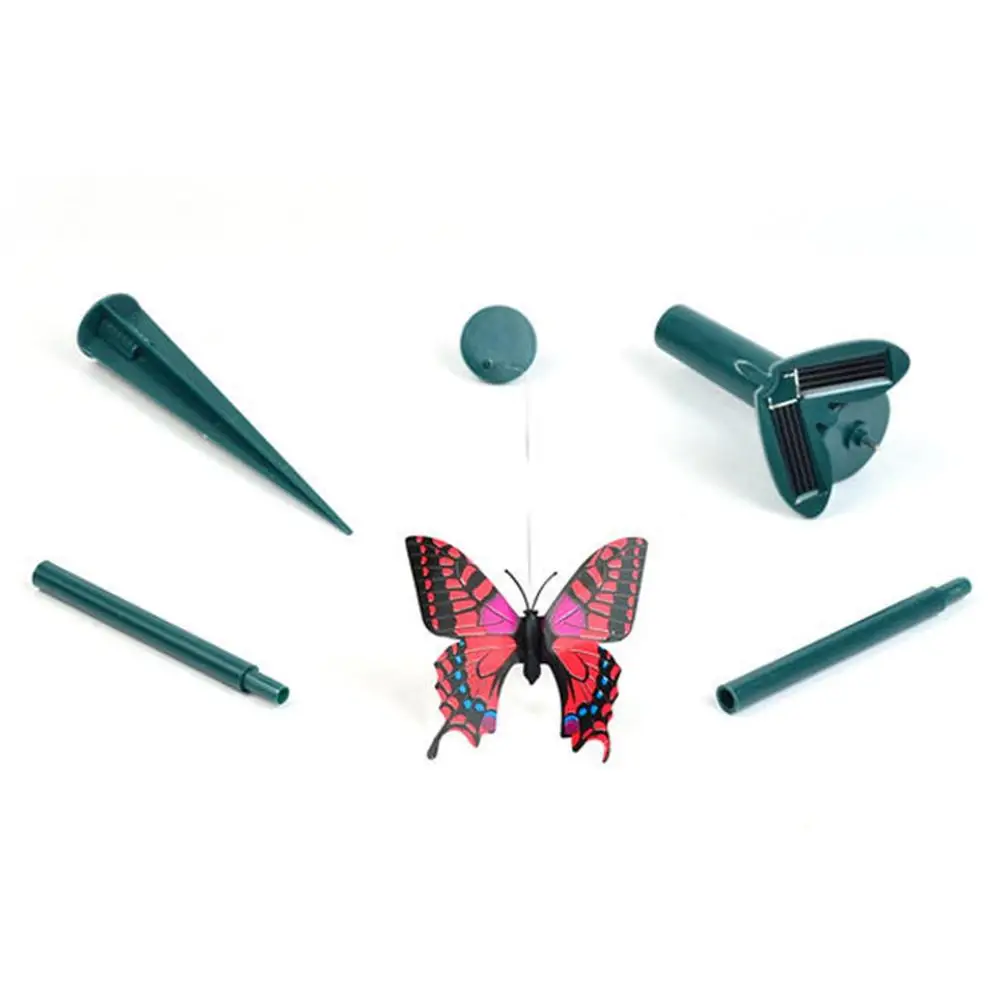 

Vibration Solar Power Dancing Flying Fluttering Butterflies Garden Decor