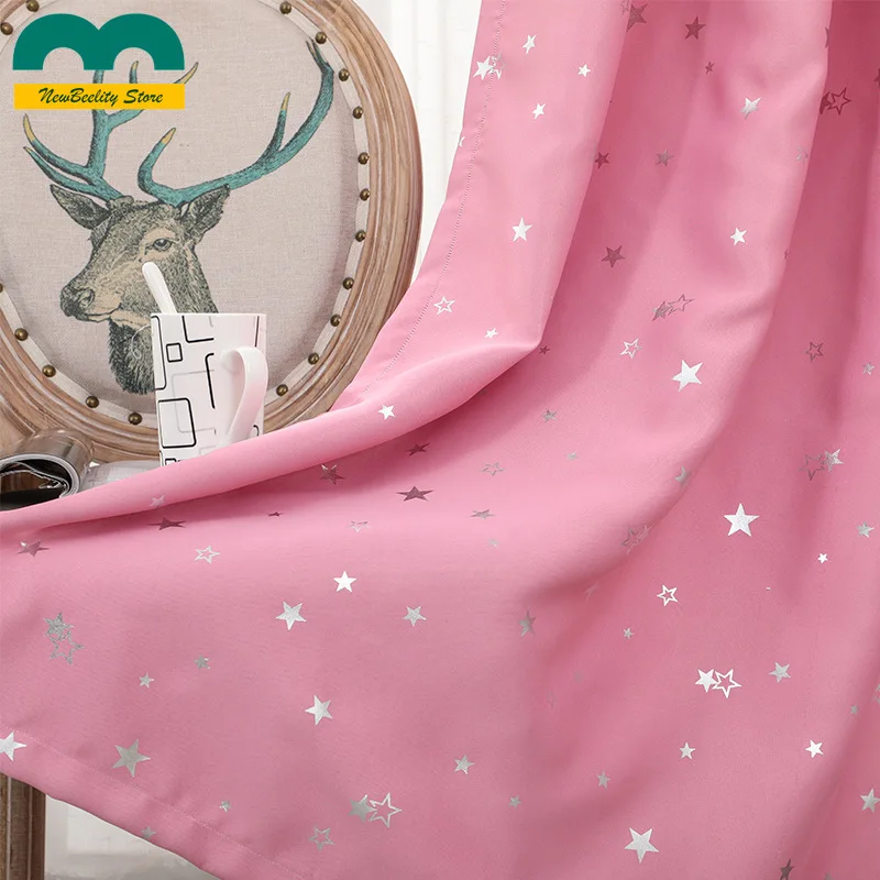 Тканевые занавески в сельском стиле для гостиной столовой спальни со звездами