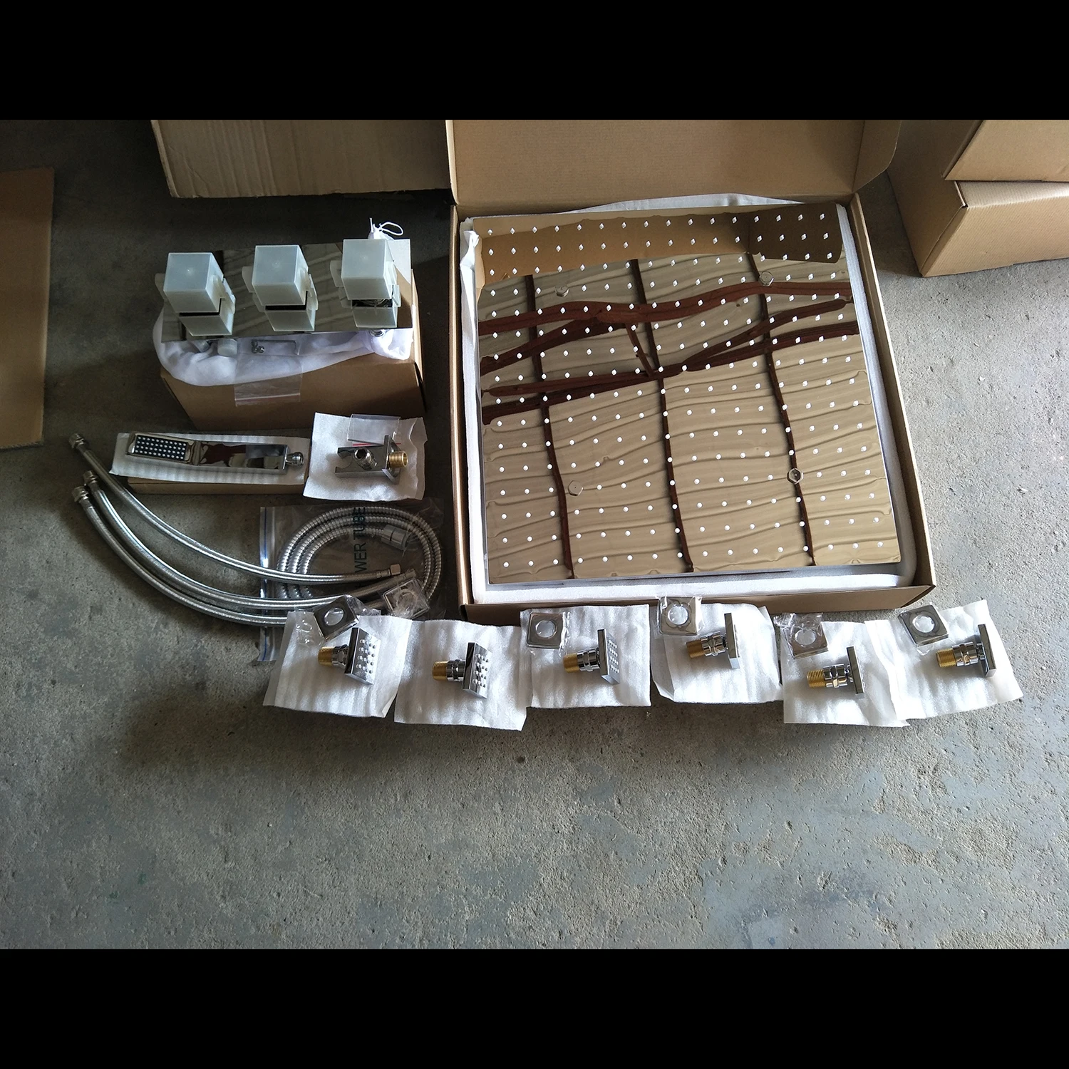 2021 Классическая квадратная Лейка для душа ванной комнаты 20 дюймов