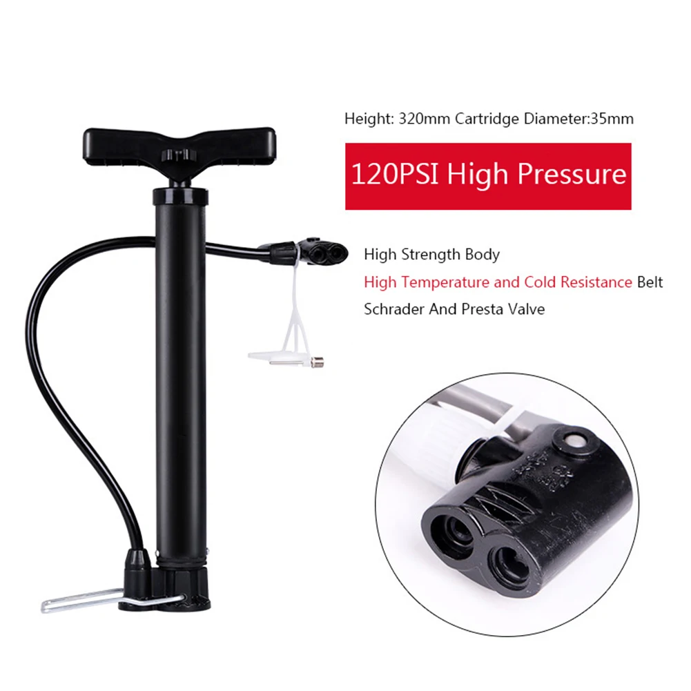 Насос для велосипедных шин 120 фунтов на квадратный дюйм | Спорт и развлечения