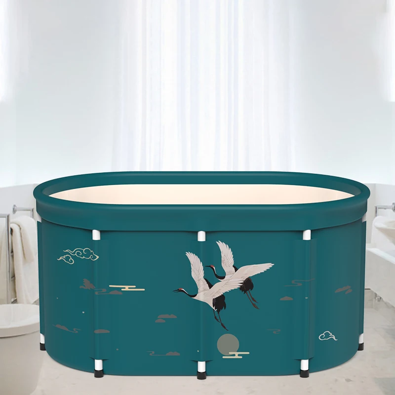 

Large Bathtub Adult Bath Tub Barrel Sweat Steaming Plastic Thicken Portable Bathtub Home Sauna Insulation Folding Bath Bucket