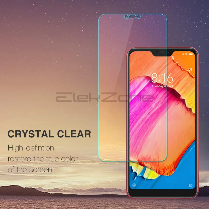 Полное покрытие закаленное стекло для Xiao mi Red 6 Pro Защитная стеклянная пленка