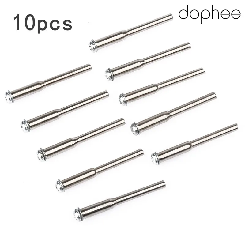 Dophee 10 шт. 3 мм (1/8 дюйма) Алмазная Полировочная оправка держатель режущего Колеса
