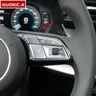Кнопки рулевого колеса из алюминиевого сплава декоративный чехол с блестками отделка для Audi A4 A5 S4 S5 S3 2020-2021 стайлинга автомобилей Интерьер