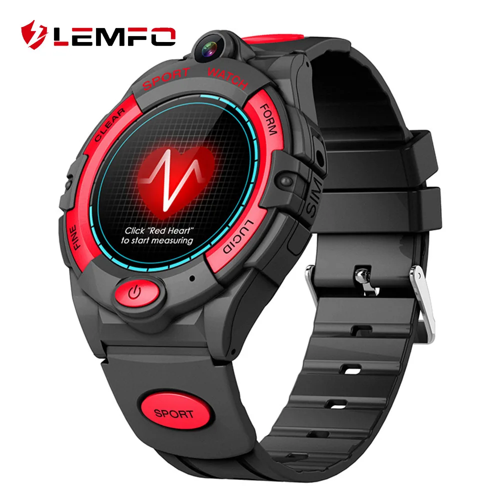 Смарт-часы LEMFO 4G для детей GPS Wi-Fi камера sim-карта детские умные часы девочек и