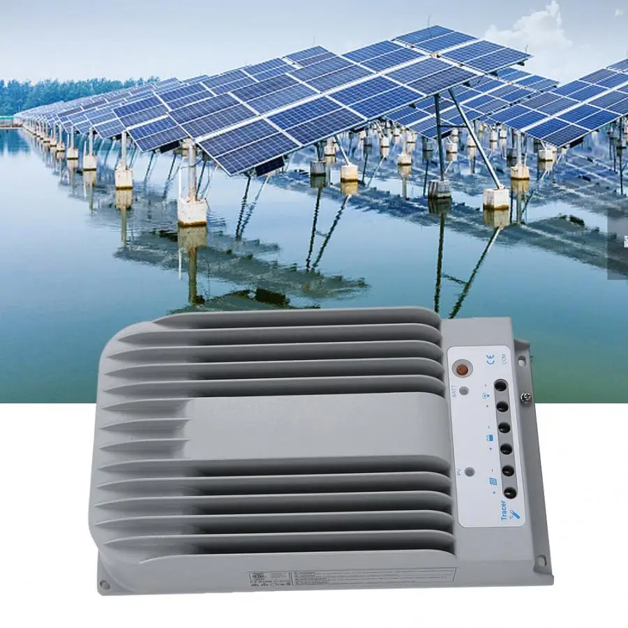 Солнечный заряд MPPT контроллер мощности инвертор алюминиевый корпус заряда