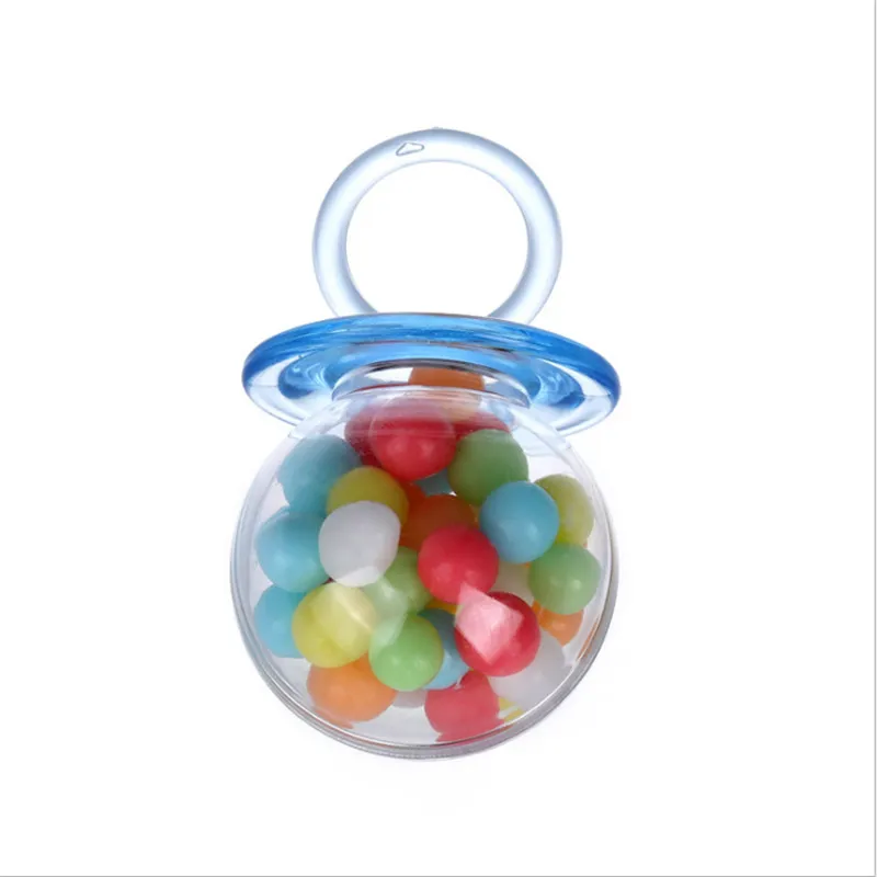 12 шт./упак. 5 см Еда Класс PS соски пустышки прозрачная коробка конфет Baby Shower