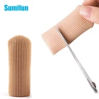 1 шт. защита для пальцев ног, силиконовая растягивающаяся трубка, увлажняющая защита для пальцев ног, мозолей, мозолей, ног, облегчение боли, размер M L