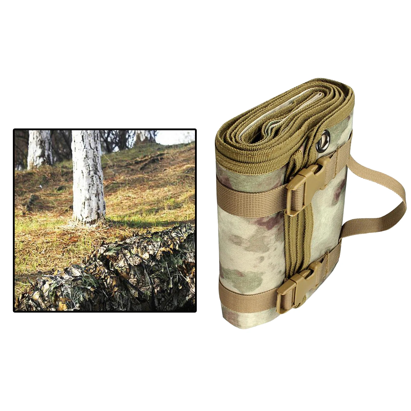 

Training Shooters Folded Shooting Mat Range Sniper Roll Up Mat Pad Non-