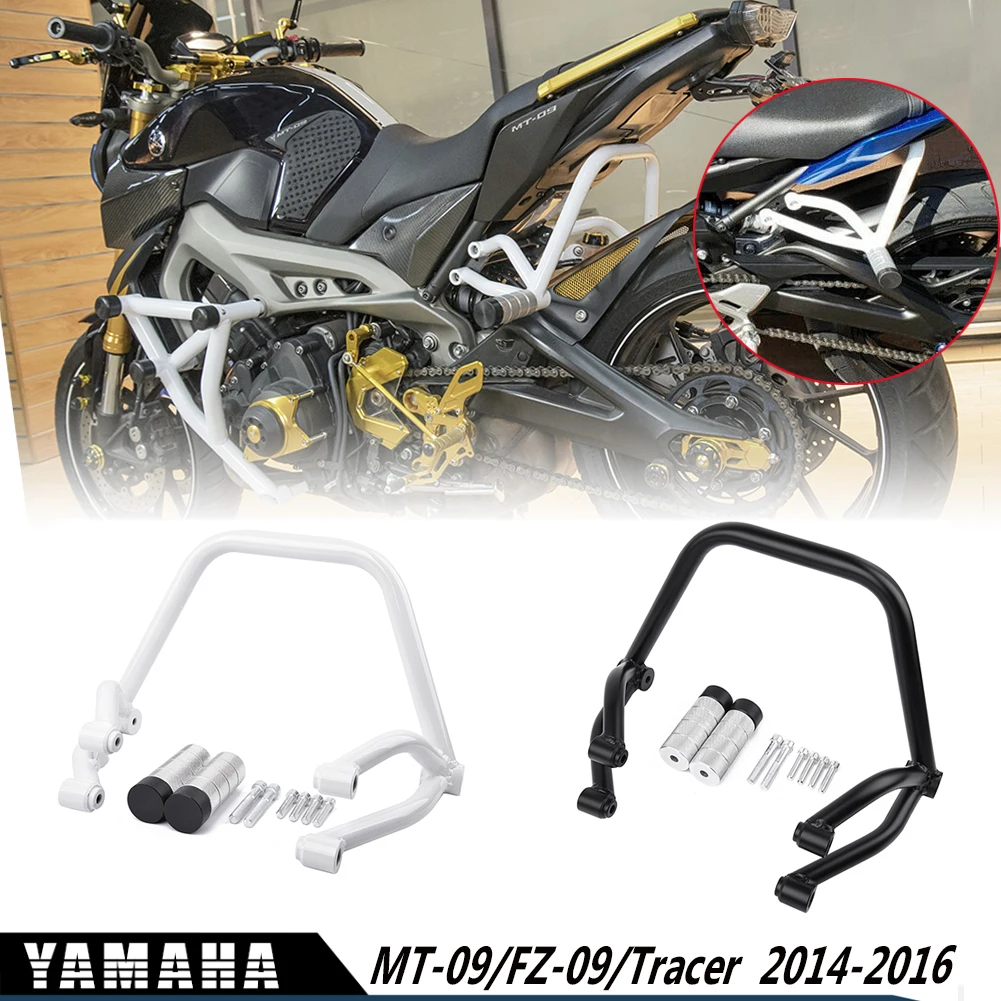 Черная подклетка для мотоцикла задних сидений Yamaha MT FZ 09 Tracer MT09 FZ09|Накладки и