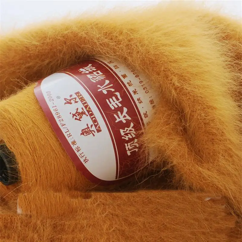 140 г/шар трикотажная пряжа Длинная шерстяная норковая кашемировая линия машинное