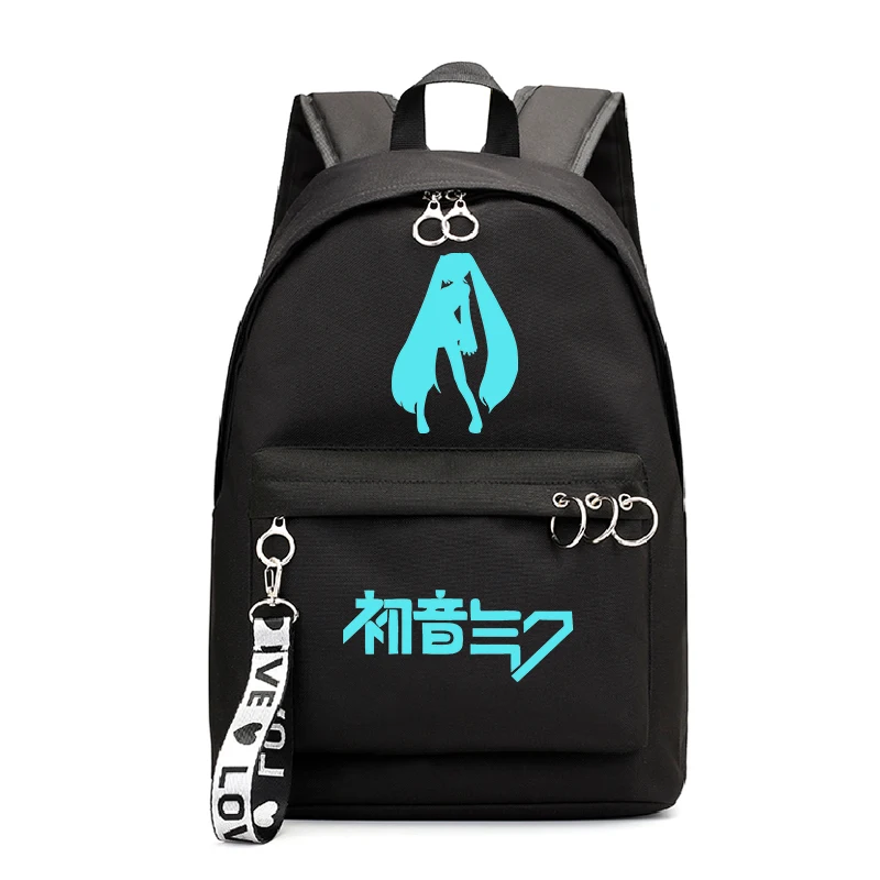 Hatsune Miku школьные сумки женский рюкзак сумка для девочек рюкзак для девочек Mochila Feminina