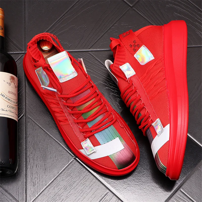 

Luxury Men's Sneakers High Tops Designer Hip Hop Mesh Casual Platform Sock Shoes Loafers Zapatillas Hombre