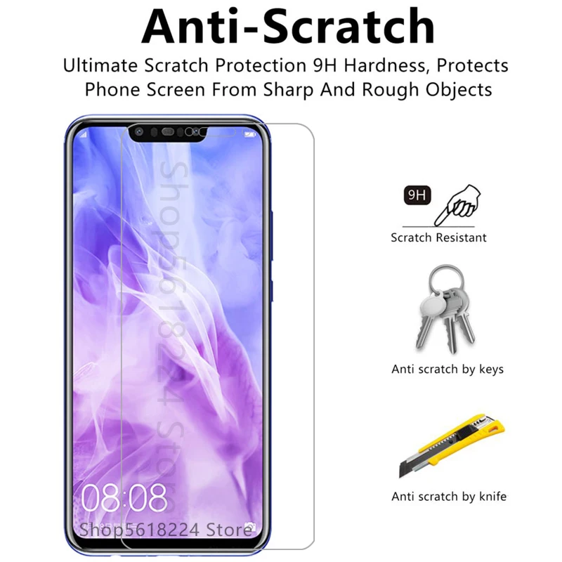 Защитное стекло закаленное для huawei nova 3i/i3/nova3/nova3i | Мобильные телефоны и