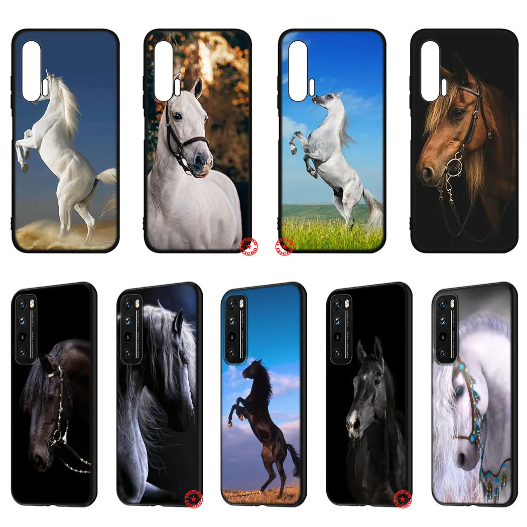 Мягкий силиконовый чехол Y33 Horse Mustang для Huawei Y5 Y6 Y7 Y9 Prime P9 Lite Smart Mini | Мобильные