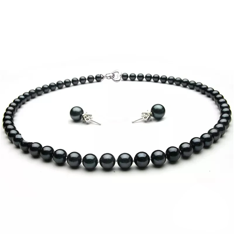 Ювелирные изделия из серебра 925 пробы с натуральным пресноводным жемчугом 8-9 мм