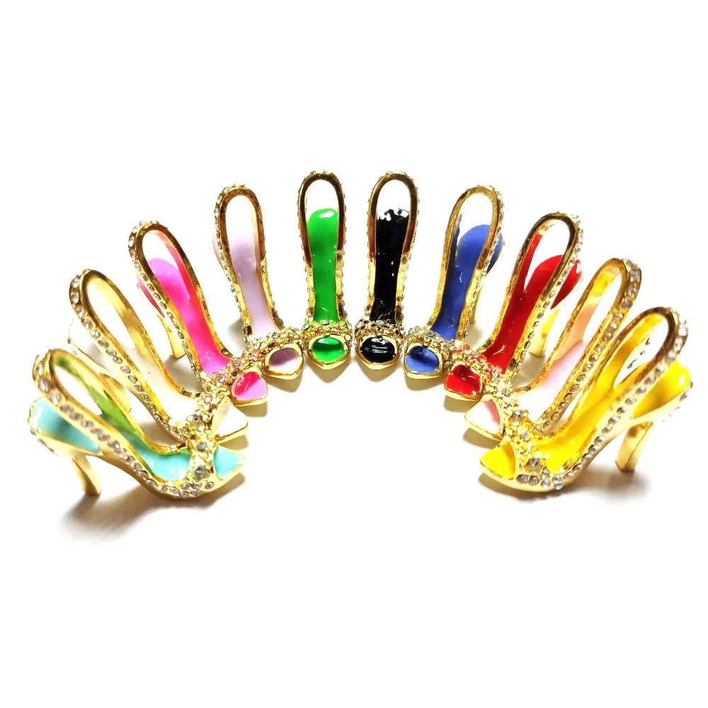 

10pcs High heel shoe charms for women DIY jewelry accessories S11